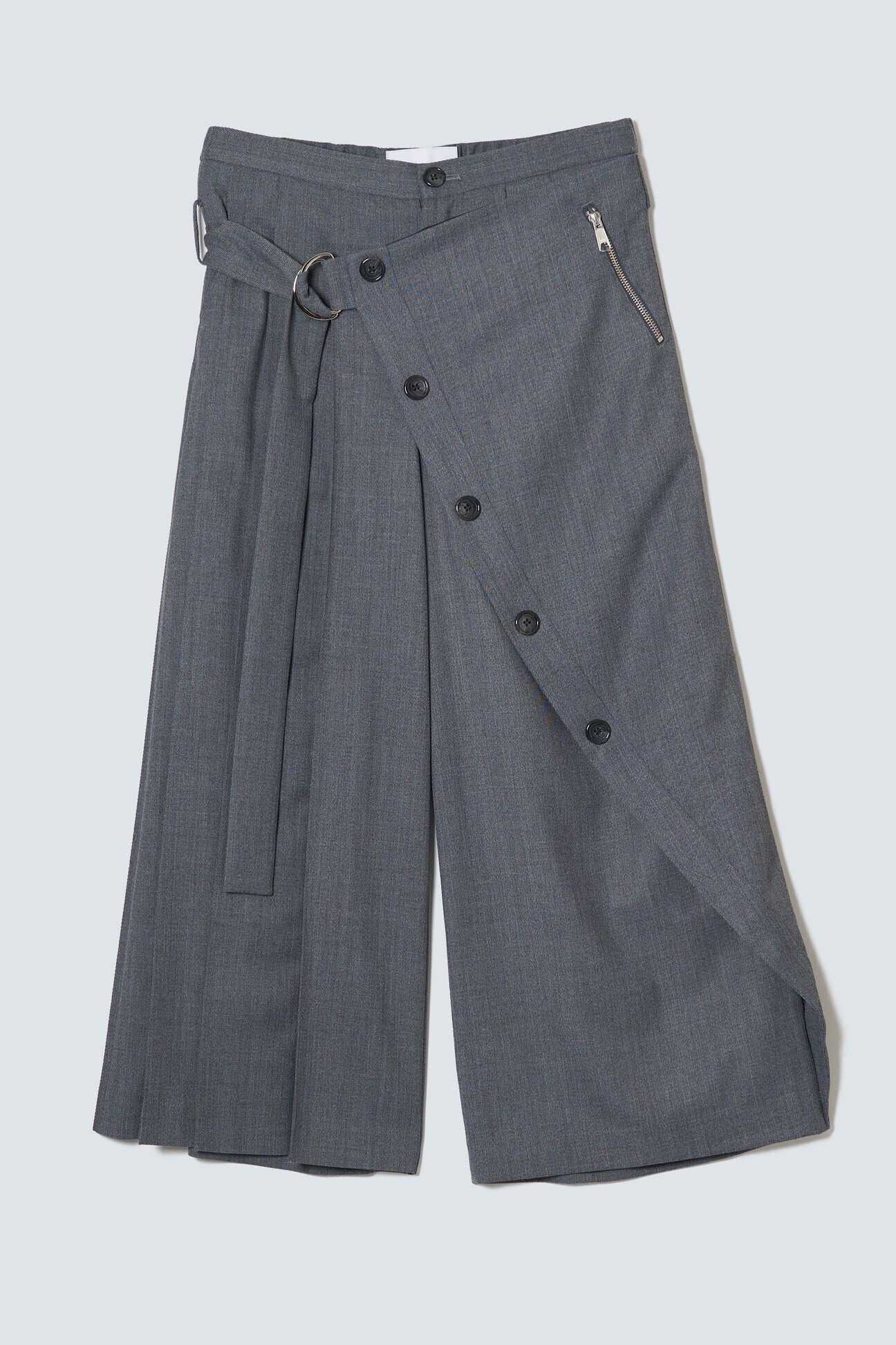MIKAGE SHIN Pleats Docking Hakama Pants / SG