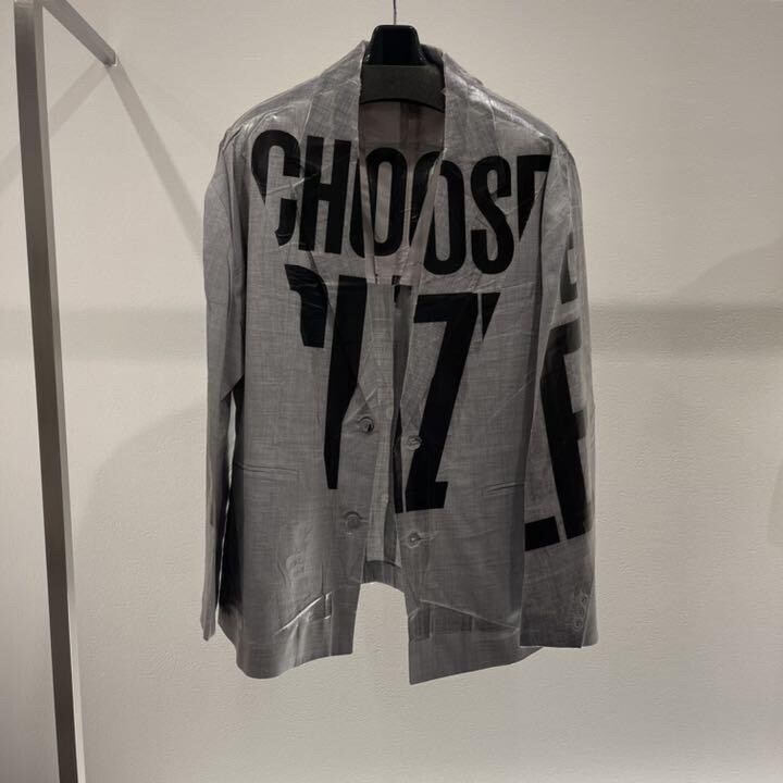 doublet 2D Packaged 3D Cutting JacketSays Slogan