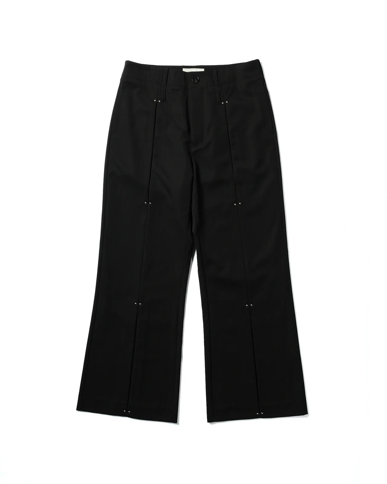 WIZZARD STUDDED MOTION PLEAT GAB TROUSERS
