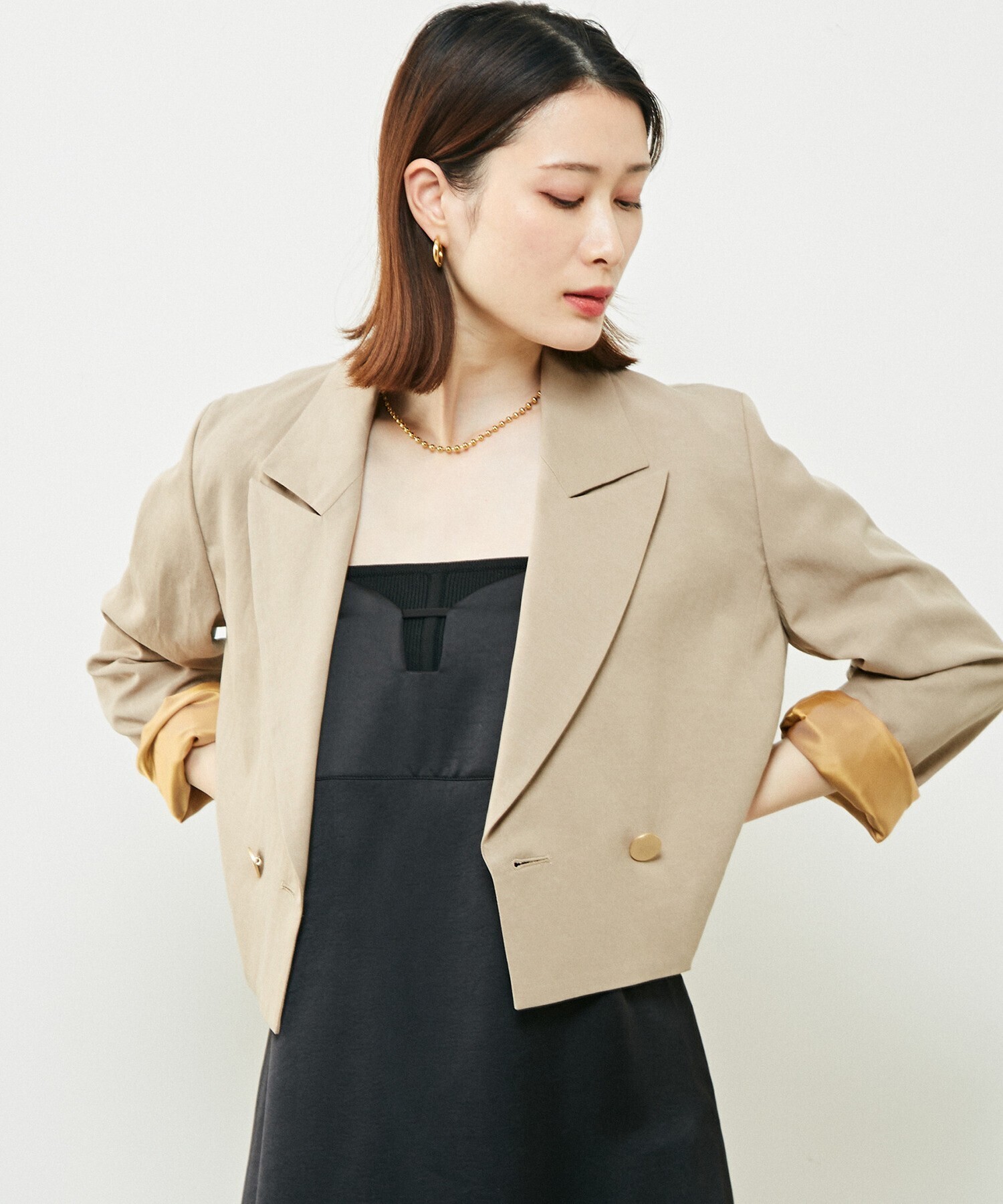 soffitto ショート丈ジャケット