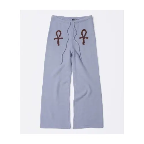 SCULPTOR Ankh Boucle Knit Pants