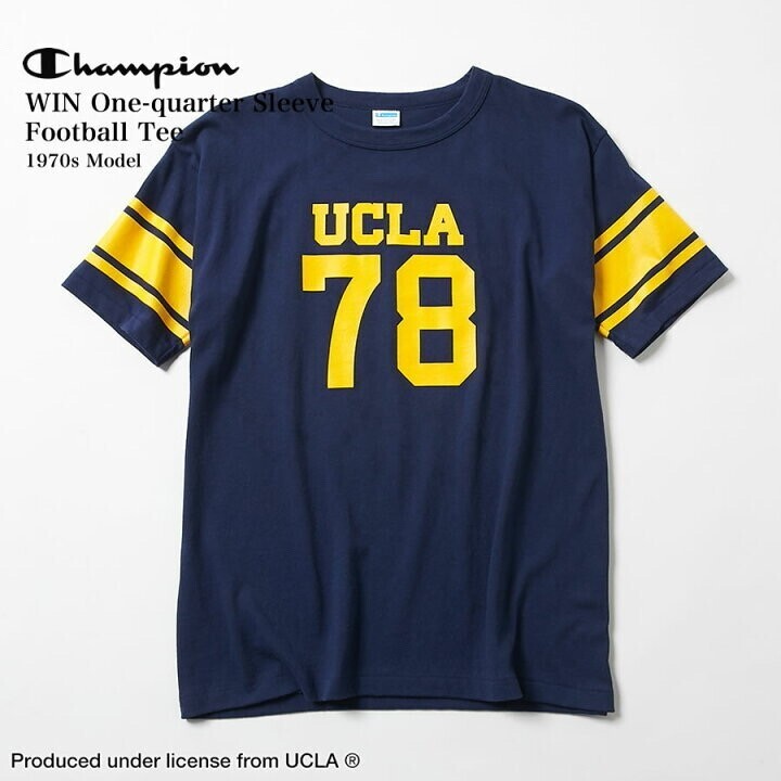 Champion TRUE TO ARCHIVES WIN ONE-QUARTER SLEEVE FOOTBALL TEE