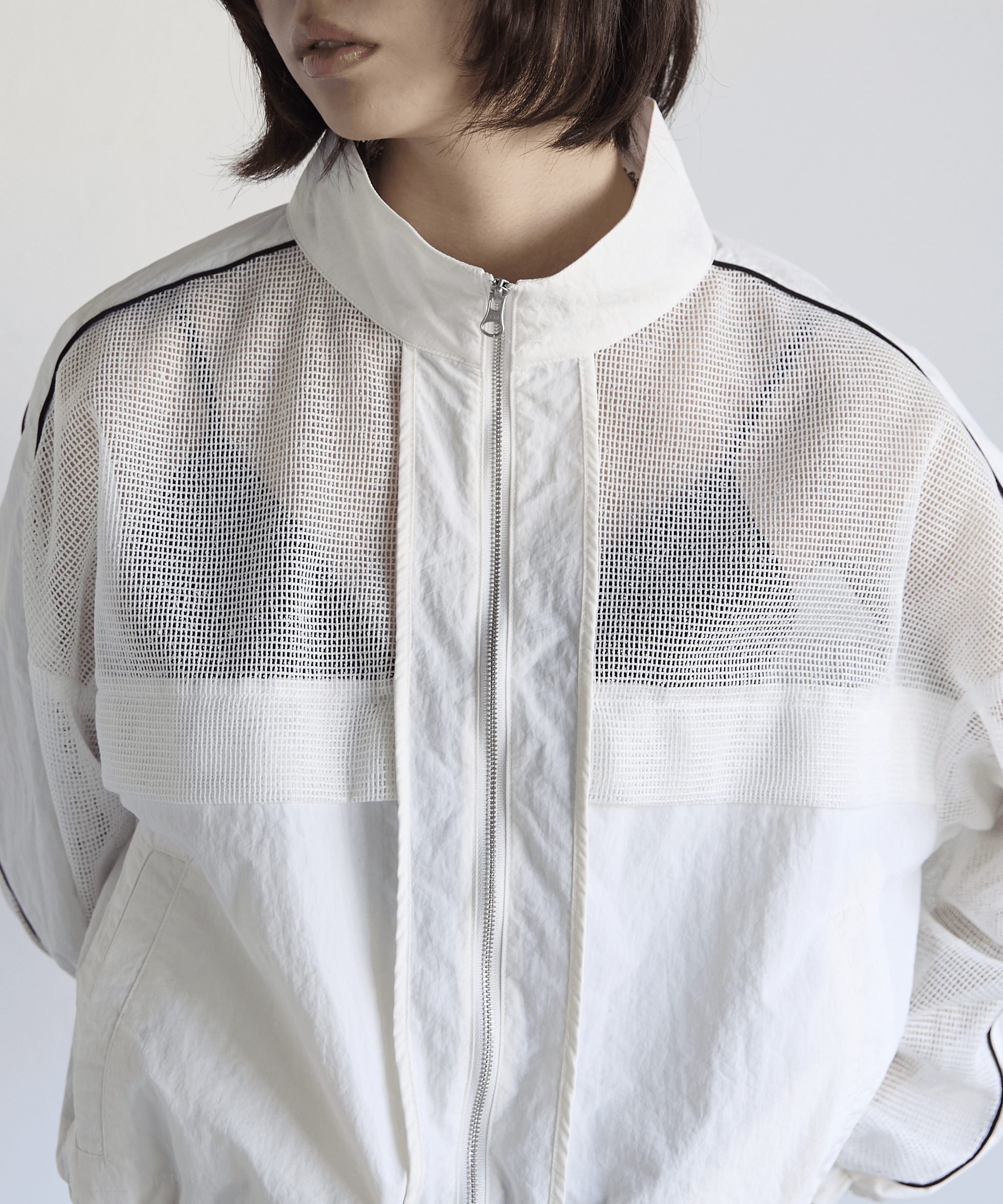 SOTT Mixed-Material Track Jacket 異素材トラックジャケット