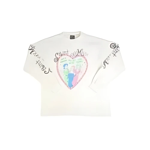 SAINT Mxxxxxx PINK HEART TEE