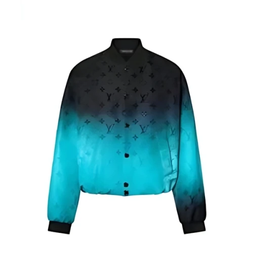 LOUIS VUITTON モノグラムフロックナイロンボンバー