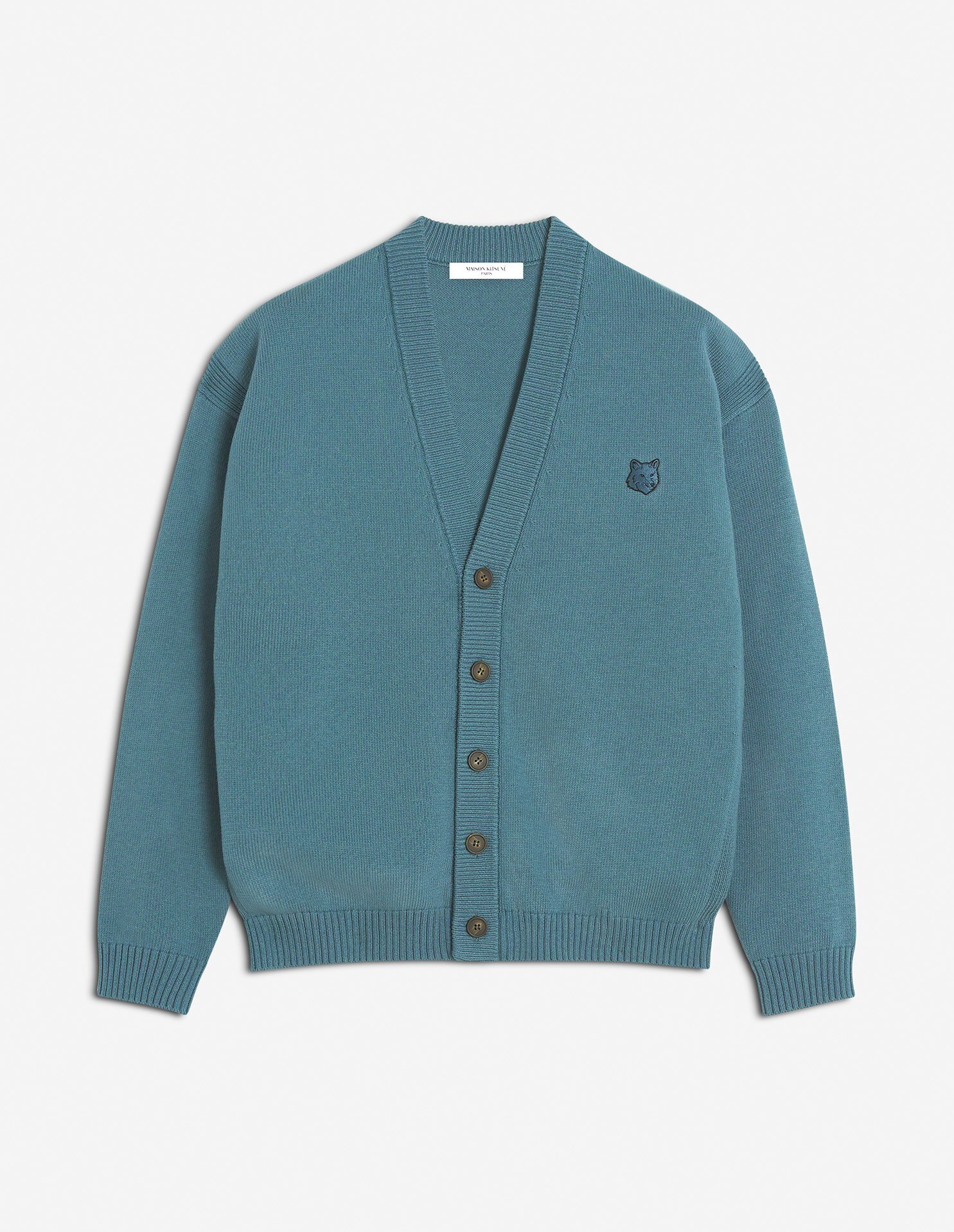 Maison Kitsuné ボールド フォックスヘッド パッチ コンフォート カーディガン