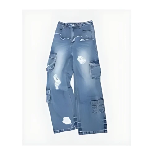 Andersson Bell SIMIZ DENIM CARGO-JEANS apa720w