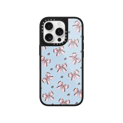 CASETiFY Metallic Pink Ribbon