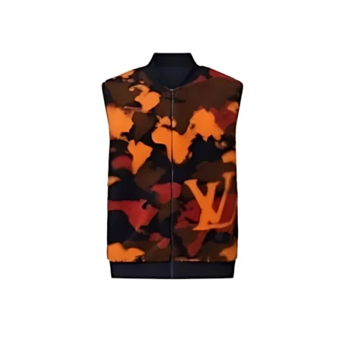LOUIS VUITTON リバーシブルフリースジレ