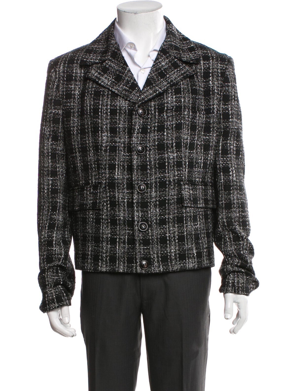 AMIRI Tweed Pattern Jacket