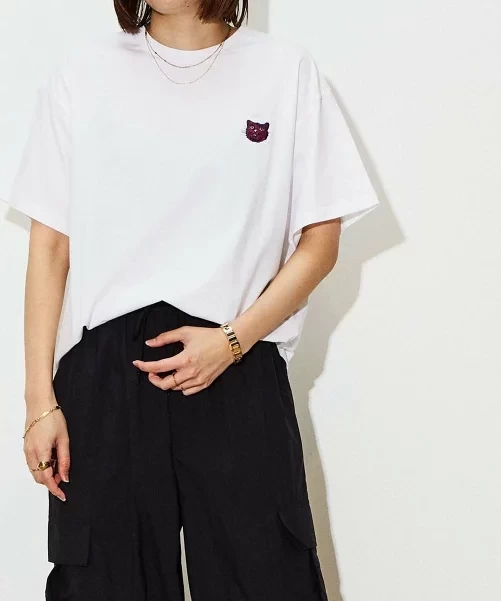 CONVERSE TOKYO ネコ刺繍TEE
