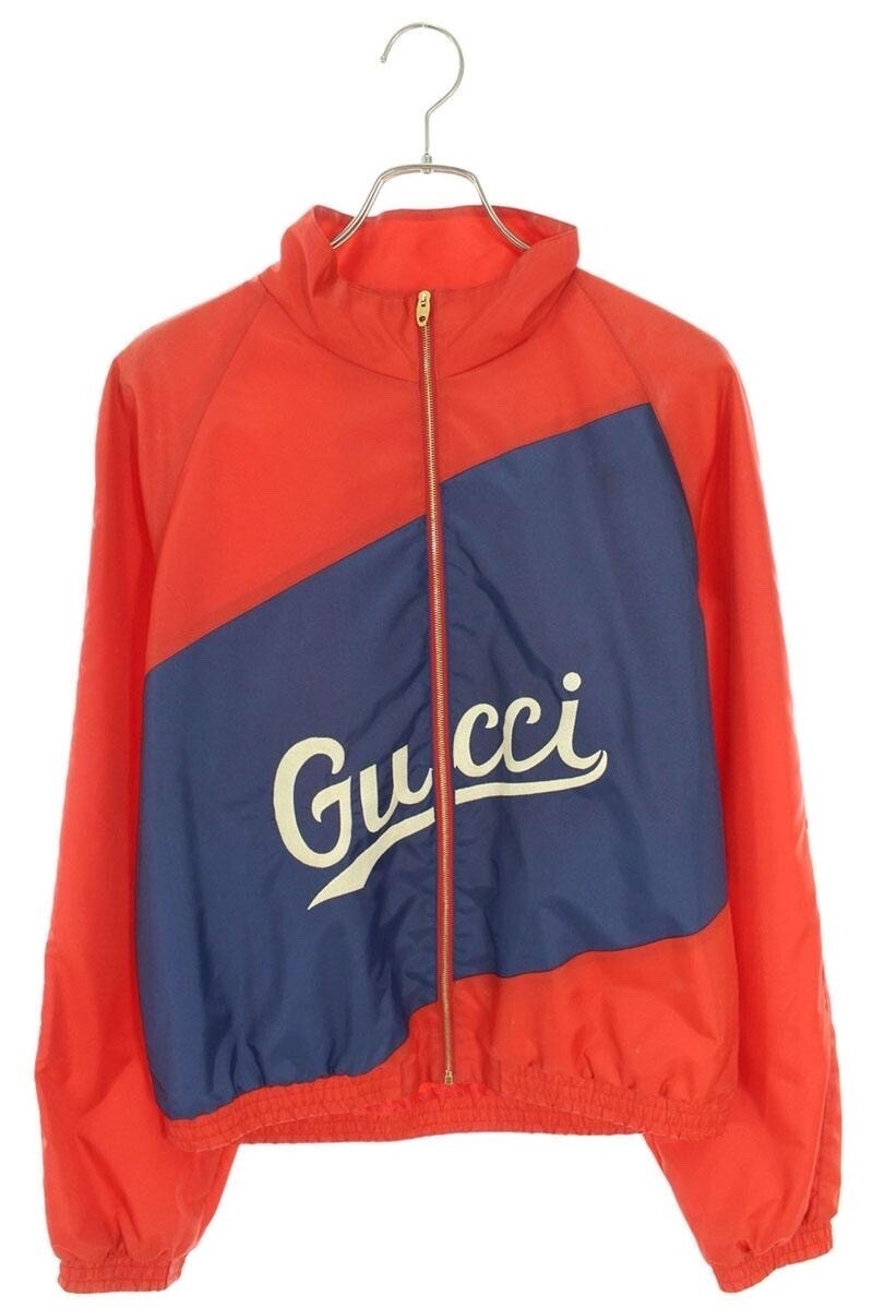 GUCCI ロゴナイロンボンバーブルゾン