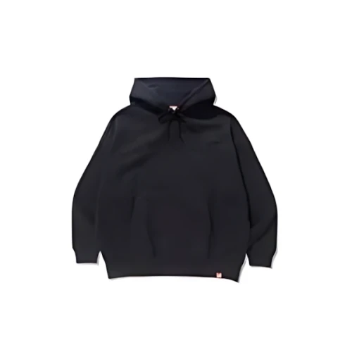 CRAZY RACCOON LOGO EMBROIDERY HOODIE BLACK