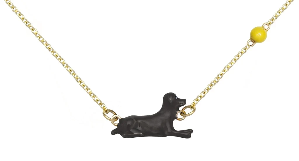 ALIITA PERRITO PELOTA エナメル ネックレス
