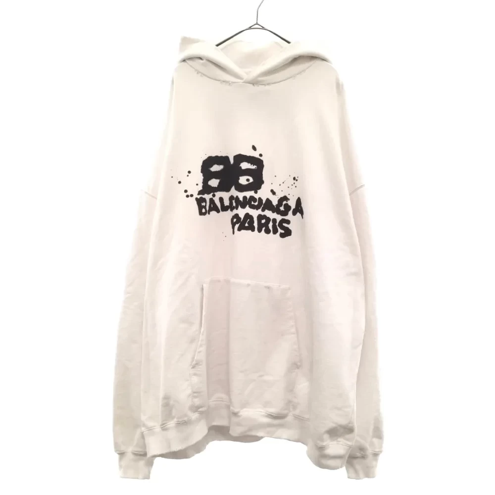 Balenciaga 22AW Hand Drawn BB Icon Hoodie