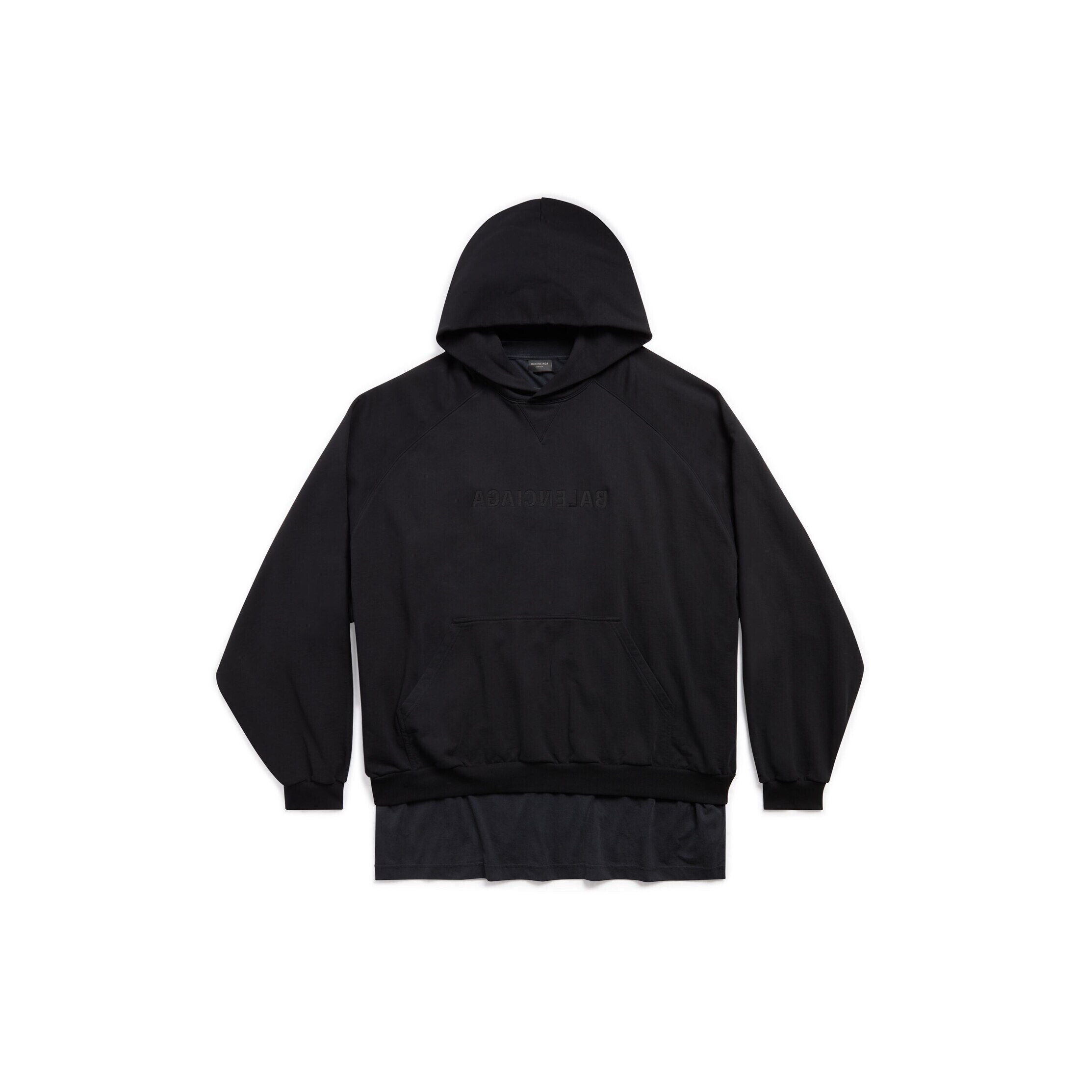 Balenciaga MIRROR BALENCIAGA PATCHED T シャツ HOODIE オーバーサイズ