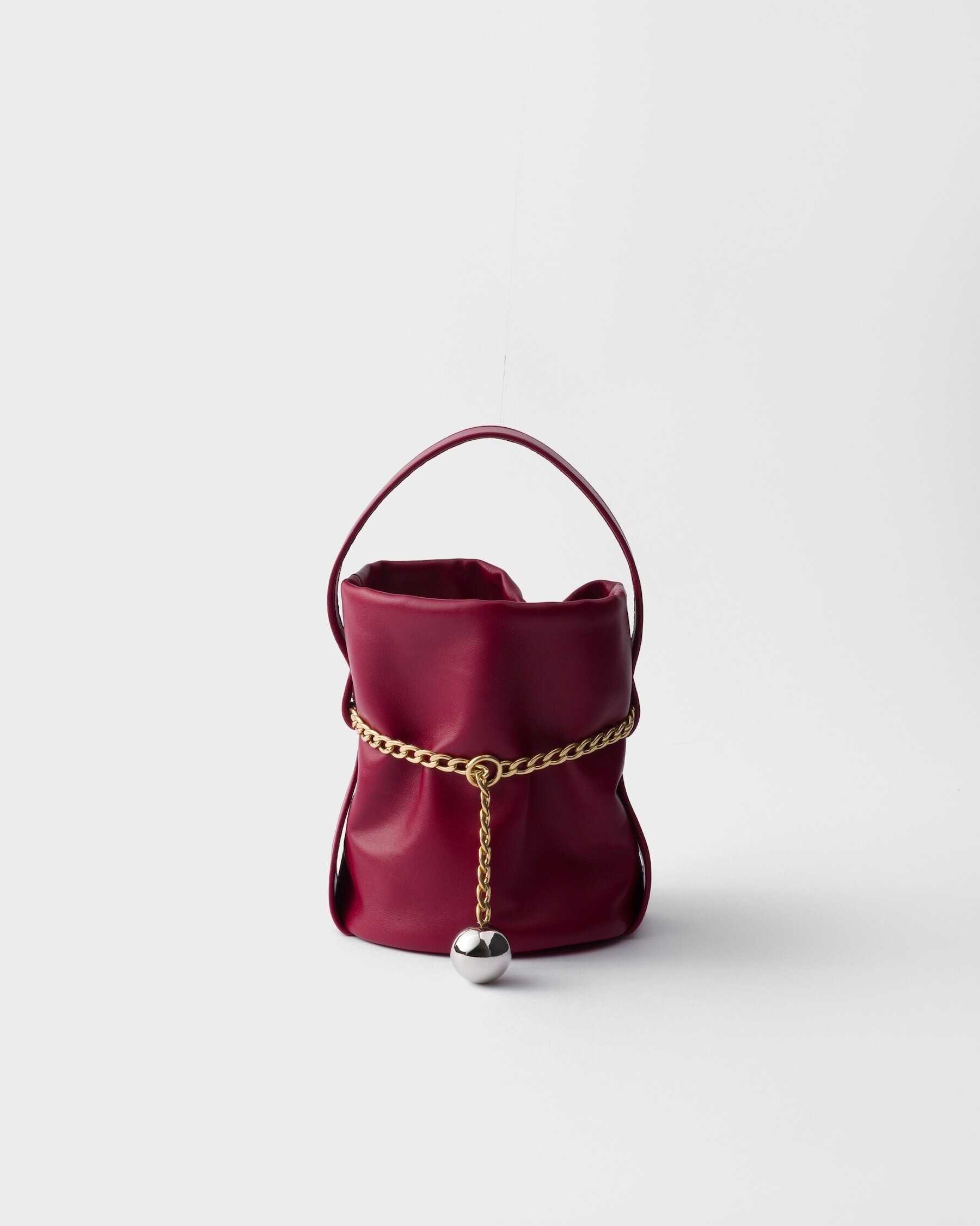 PRADA プチ サック ノワール ナッパレザー ミニバケットバッグ