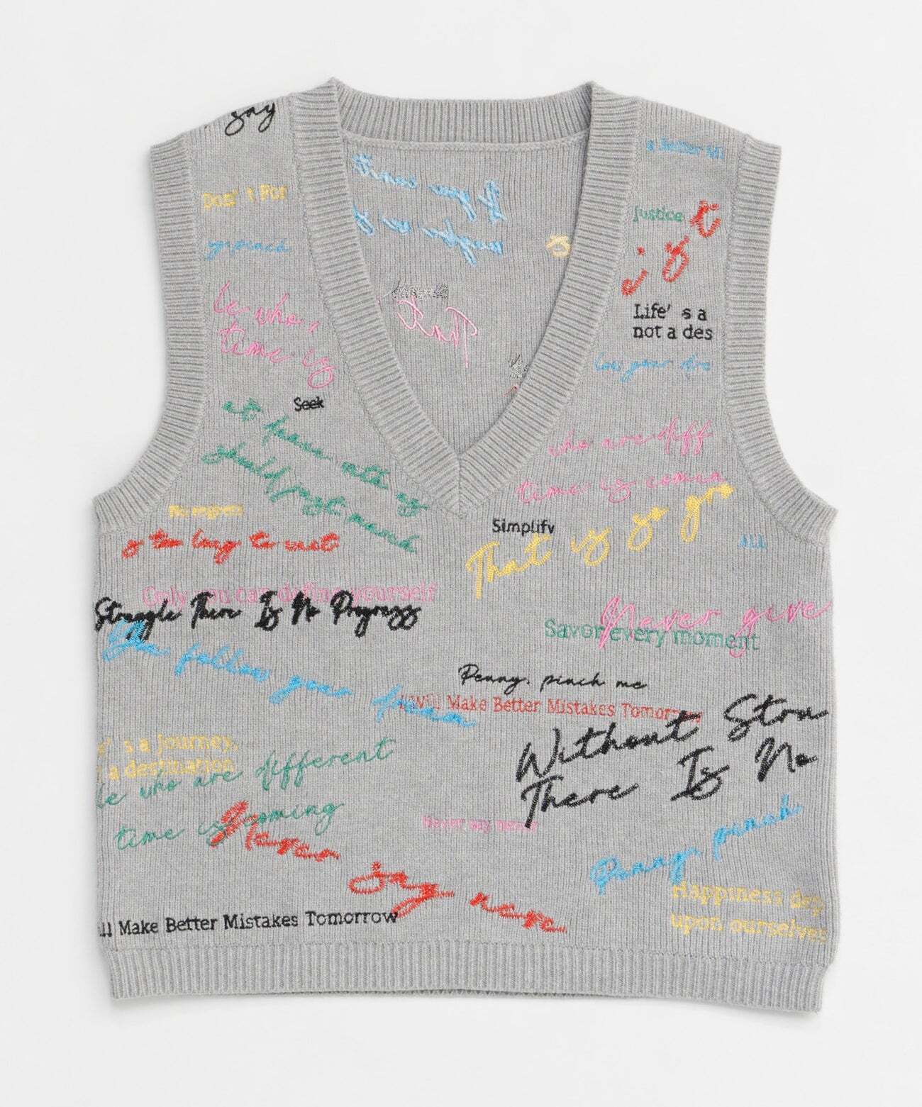 MAISON SPECIAL Embroidery Vest