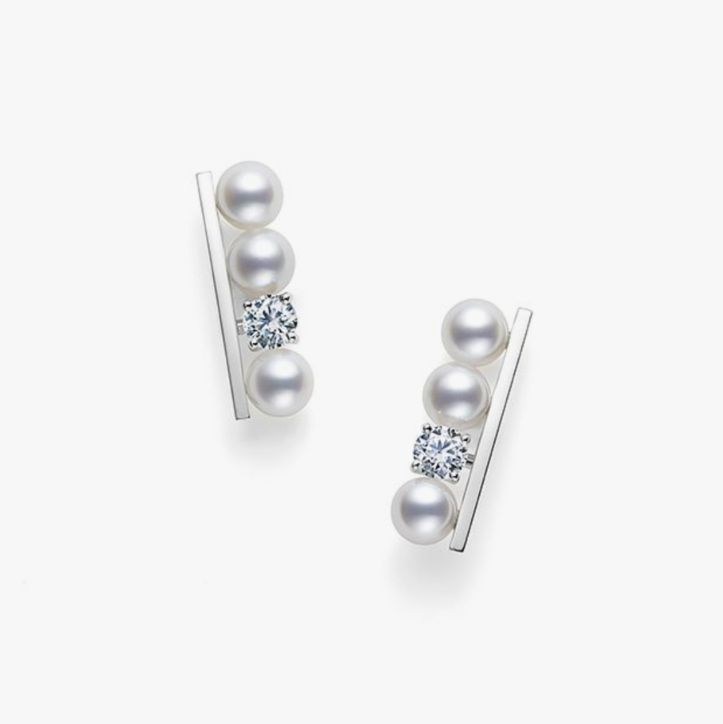 TASAKI バランス ダイヤモンド ソロ イヤリング