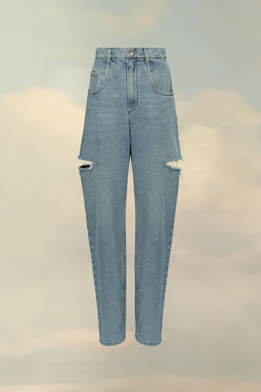 Maison Margiela デニムジーンズ スラッシュディテール