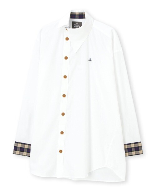 Vivienne Westwood MAN 'DETAILD CHECK' ビッグオジークラークシャツ