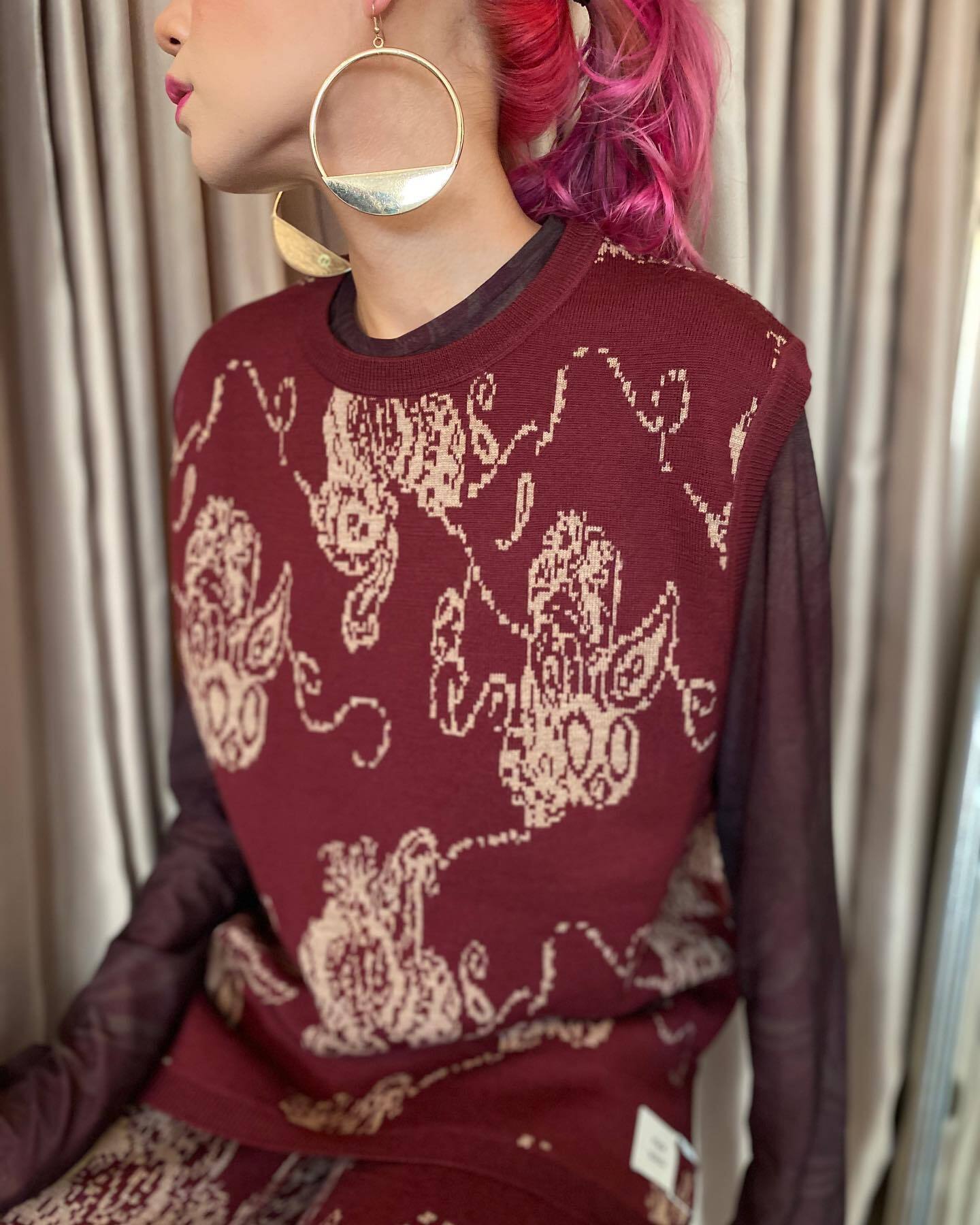 FUMIE=TANAKA Knit jacquard VE