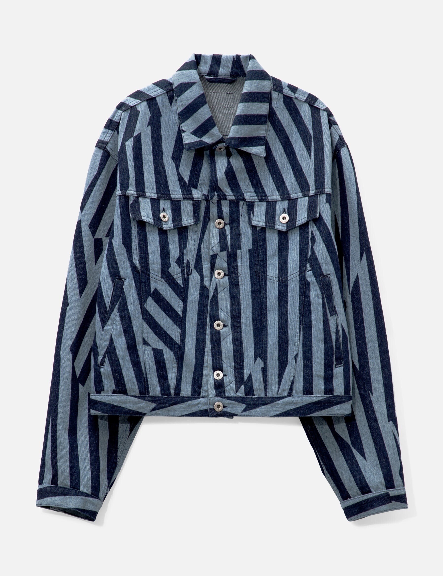 KENZO ダズル ストライプ トラッカー ジャケット