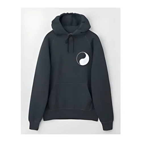Our Legacy WORK SHOP HOOD Black Yin Yang Print