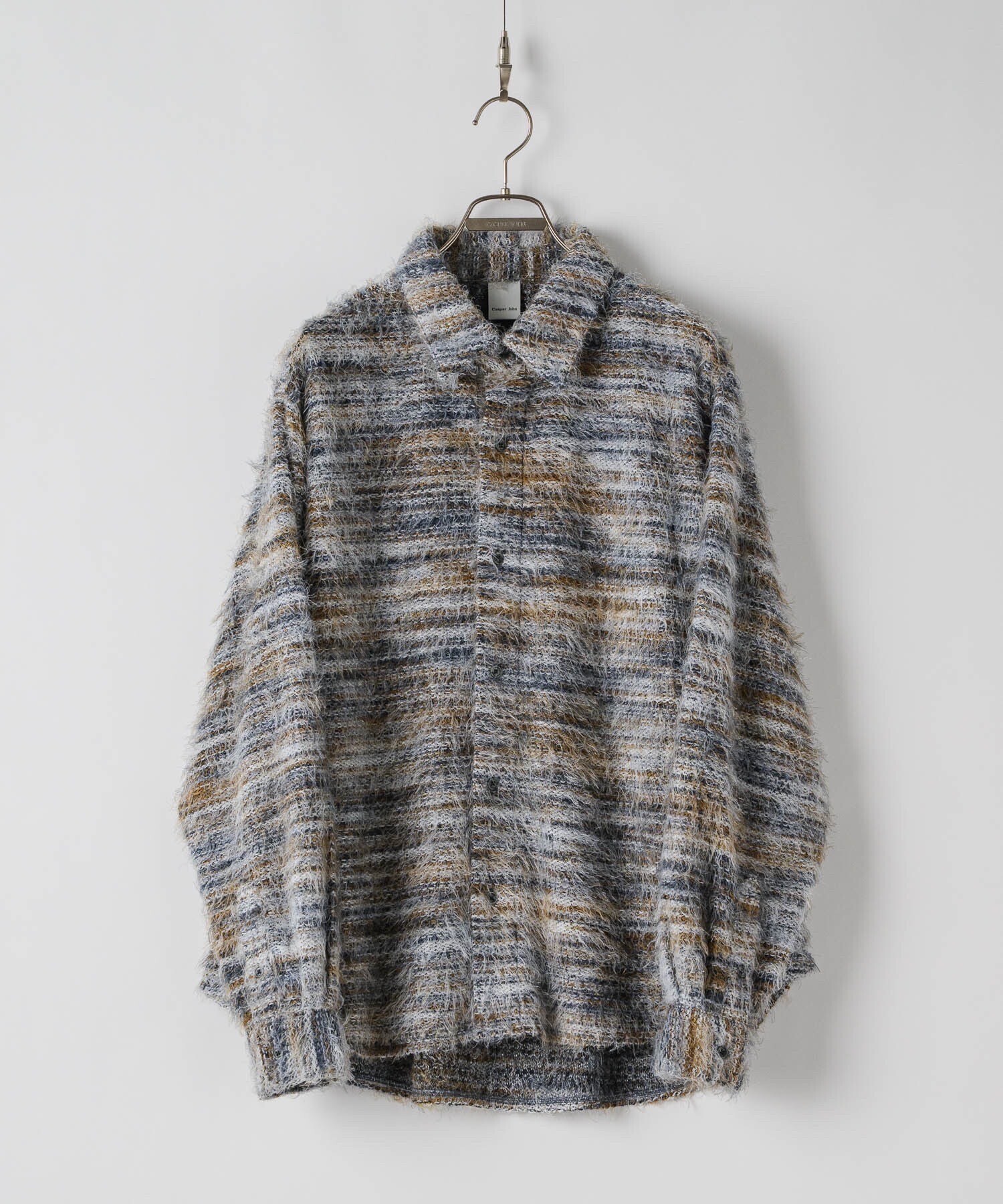 Casper John Various loose shirts -feather knit- / バリアスルーズシャツ -フェザーニット-