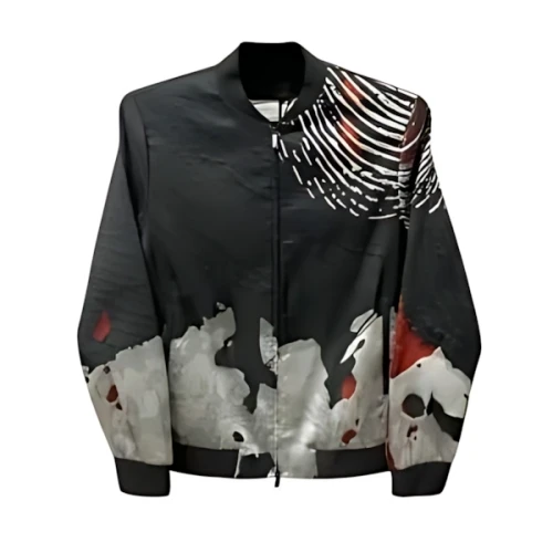 EMPORIO ARMANI マルチポリエステルジャケット