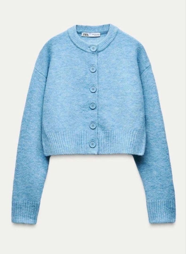 ZARA ソフトニットジャケット