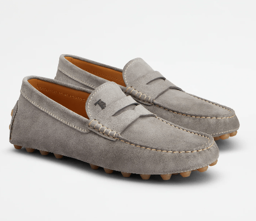 TOD'S ゴンミーニ バブル スエード ドライビングシューズ