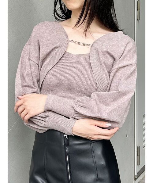MURUA ボレロカーデ×キャミSET