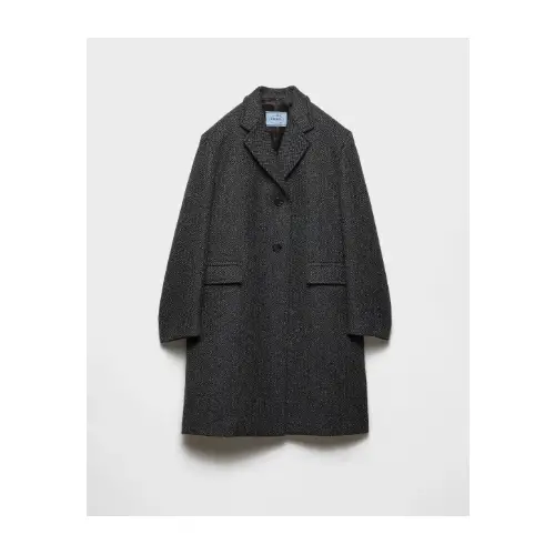 PRADA シングルブレスト シェブロン ウール ジャケット