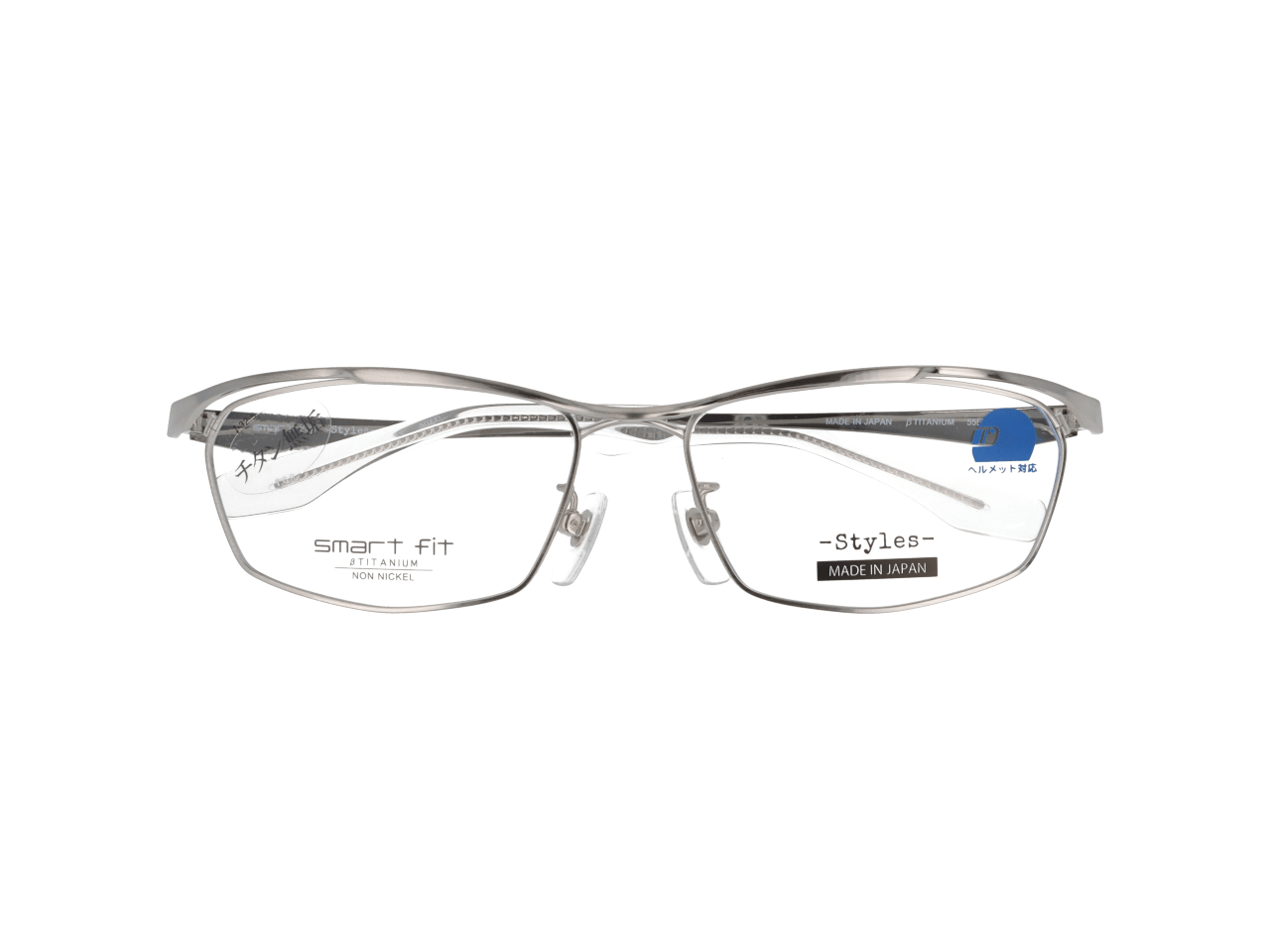 メガネのアイガン SMART FIT -STYLES- SF-8005M Col.1【TGR チタン無垢】