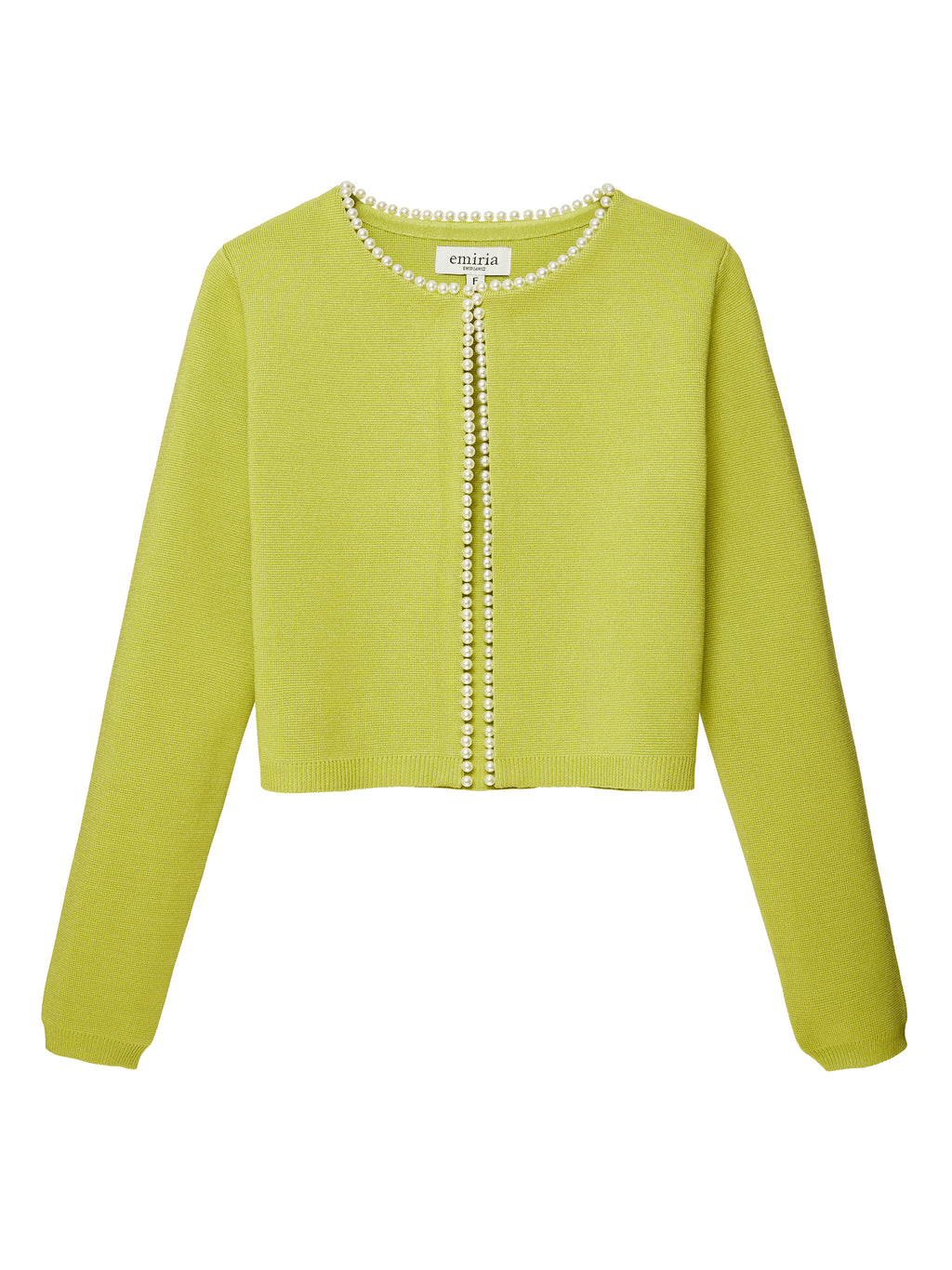 EmiriaWiz Blanc perle court cardigan