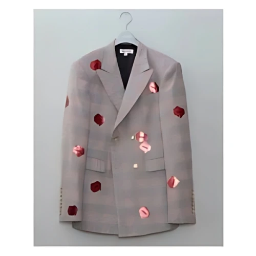MASU GLEN PLAID TAILORED JACKET(RED)