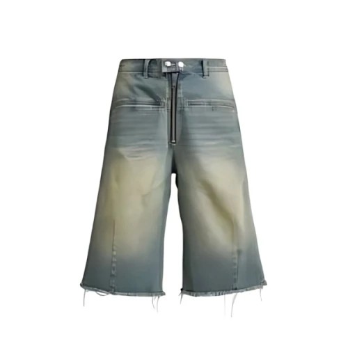 FILTH FRONT ZIP BAGGY DENIM SHORTS / VINTAGE IND