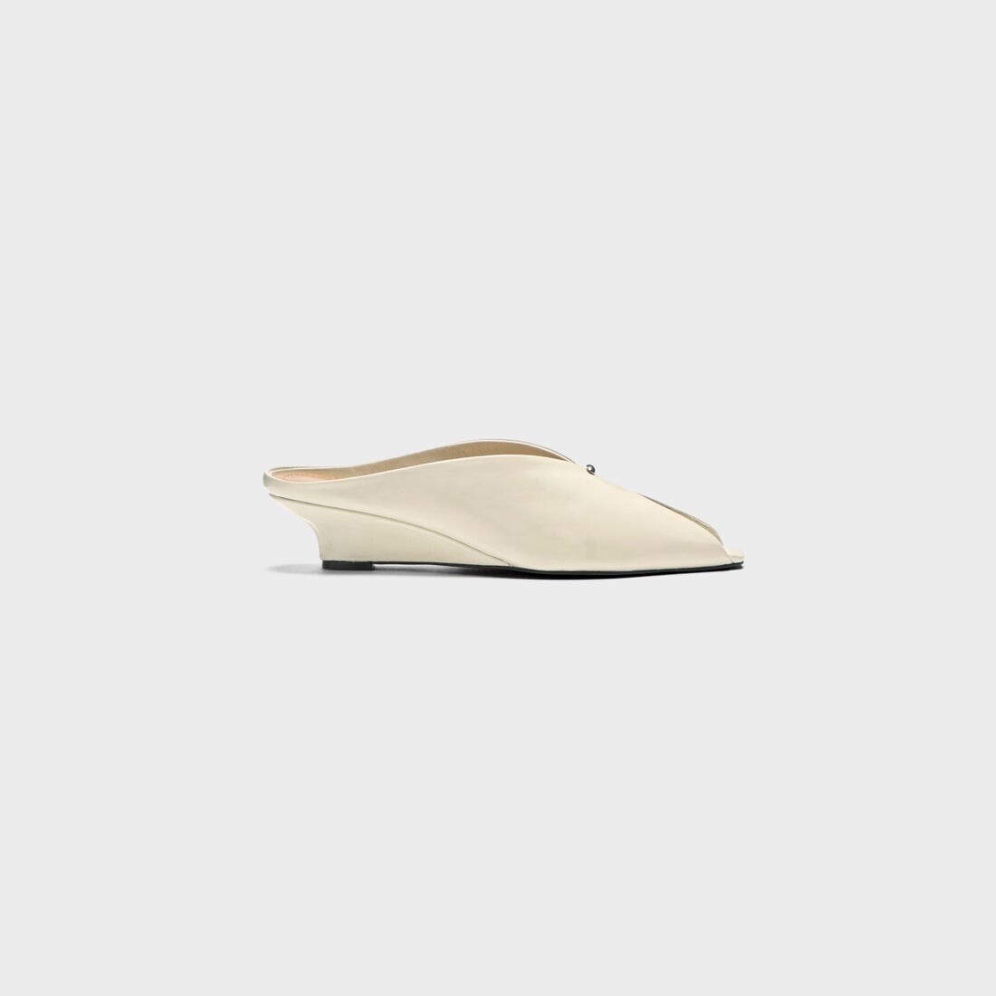 ALM. LILAC LEATHER MULES (Ivory)