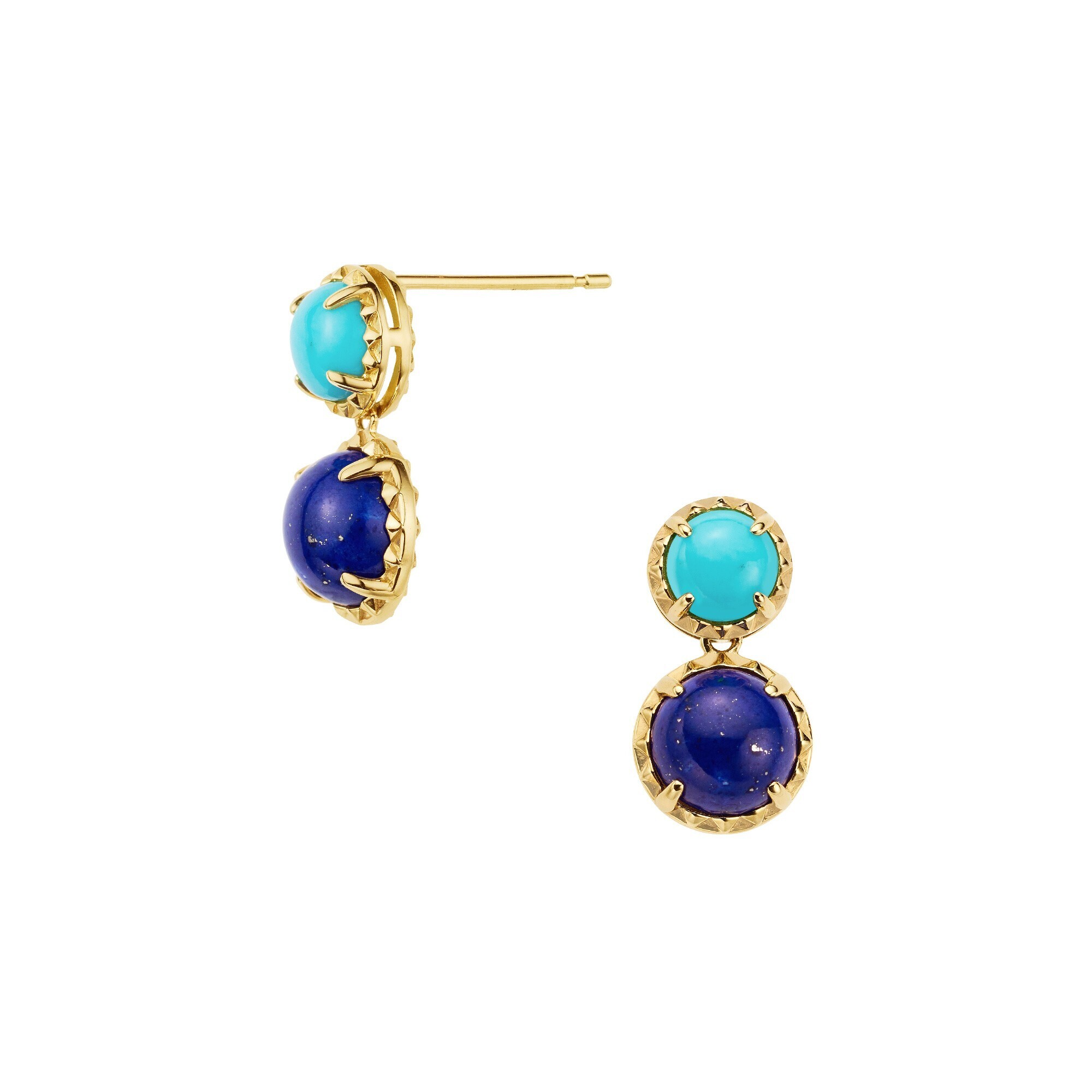 Vendome Aoyama ラピスラズリ ターコイズ ピアス