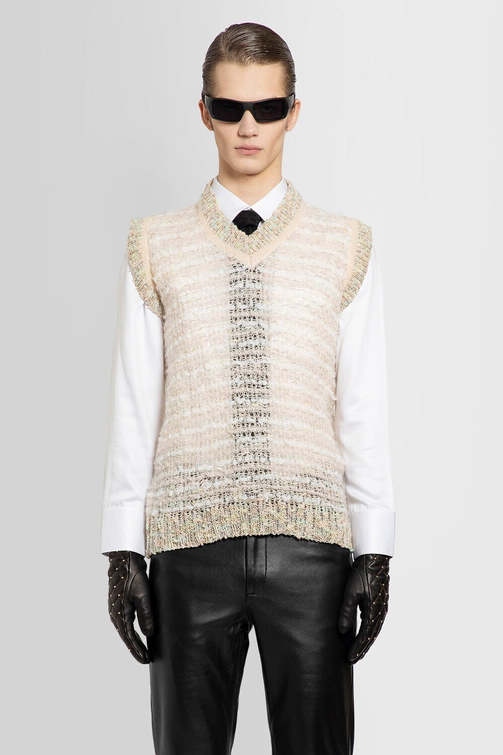 Ernest w. baker pastel bouclé vest