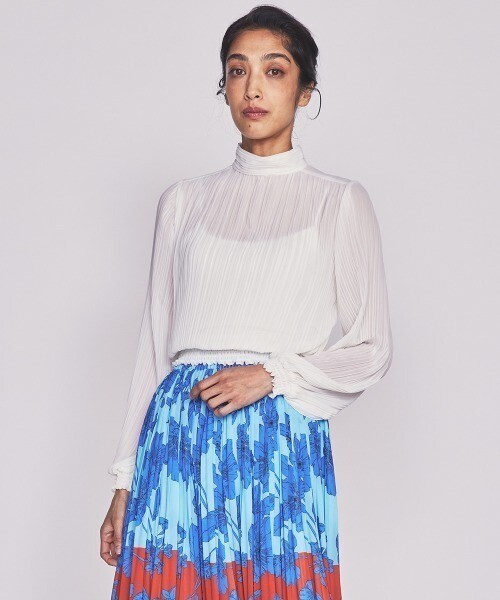 DOUBLE STANDARD CLOTHING ソフトシフォンブラウス