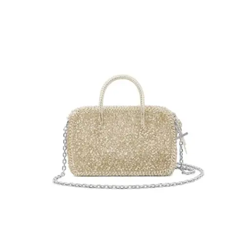 ANTEPRIMA ボクシー スモール シルバーゴールド