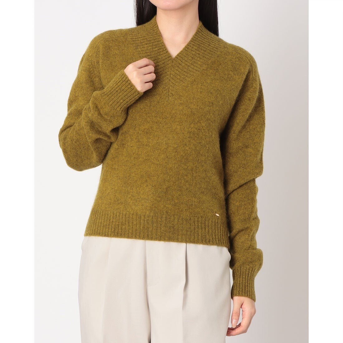 CLANE YAK V NECK KNIT TOPS (MST)
