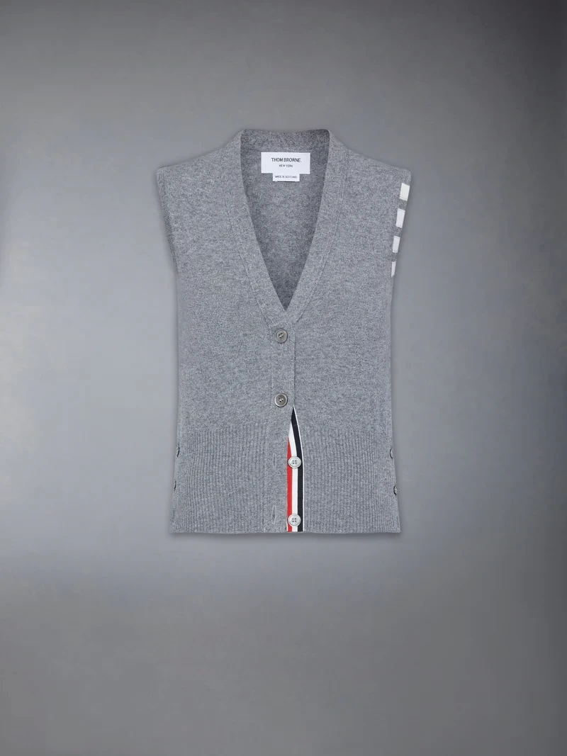 THOM BROWNE. NEW YORK カシミア 4BAR カーディガンベスト