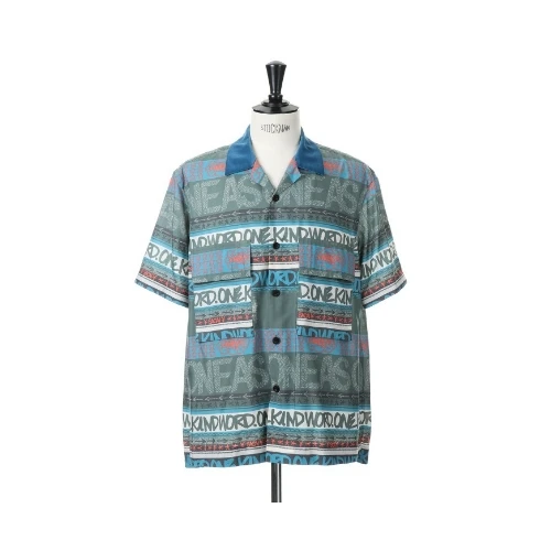 sacai スローガン ショートスリーブシャツ