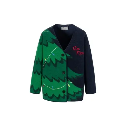 13DE MARZO Christmas Tree Bear Cardigan