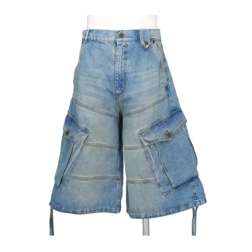 EGONLAB CARGO DENIM SHORT