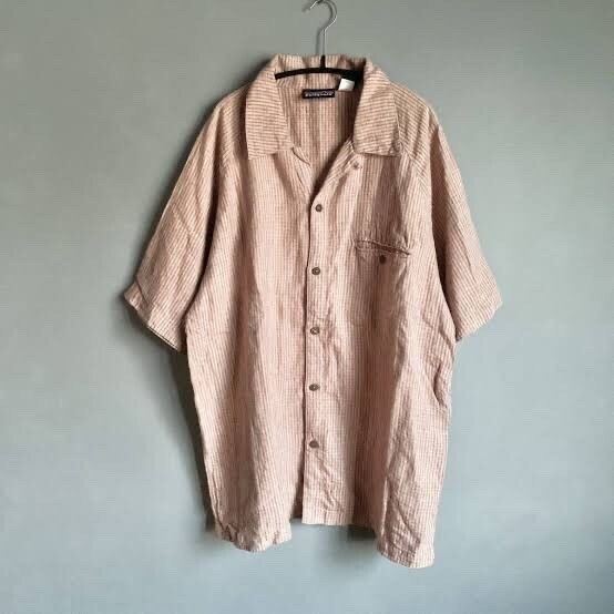 patagonia 90s ヘンプ オープンカラーシャツ