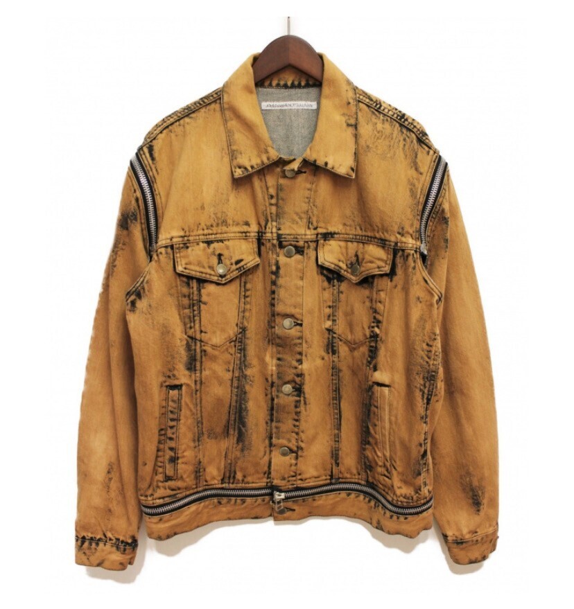 JOHN LAWRENCE SULLIVAN ZIPPED JEAN JACKET